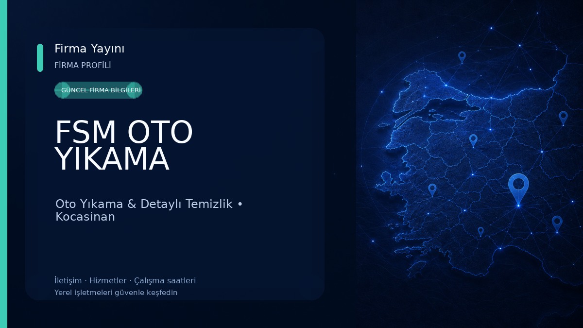 FSM OTO YIKAMA Oto Yıkama & Detaylı Temizlik