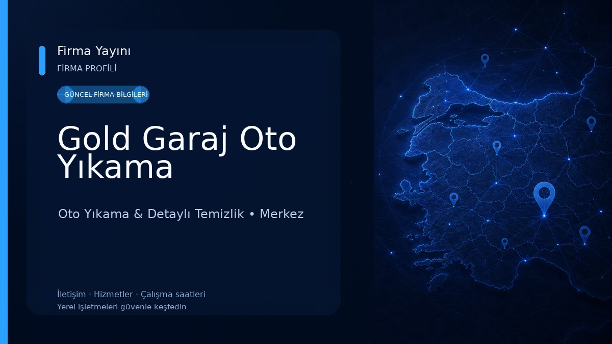 Gold Garaj Oto Yıkama 