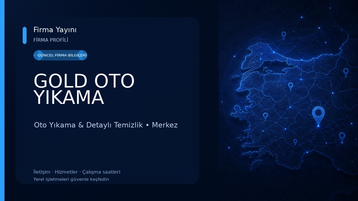 GOLD OTO YIKAMA Oto Yıkama & Detaylı Temizlik