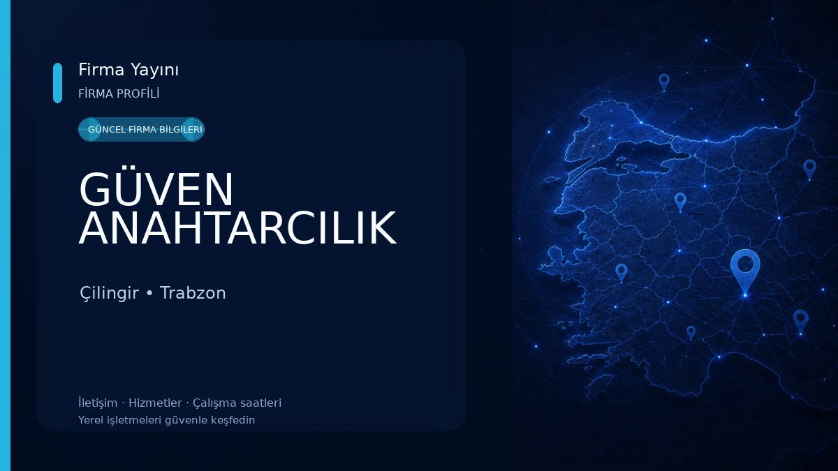 GÜVEN ANAHTARCILIK Çilingir