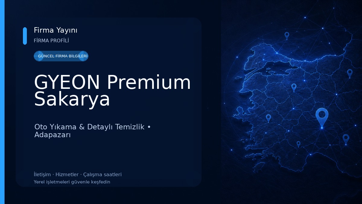 GYEON Premium Sakarya Oto Yıkama & Detaylı Temizlik