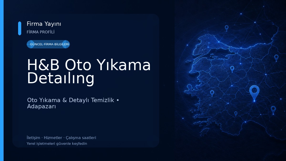 H&B Oto Yıkama Detaılıng Oto Yıkama & Detaylı Temizlik