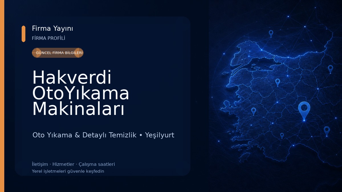 Hakverdi OtoYıkama Makinaları &Temizlik Makinaları 