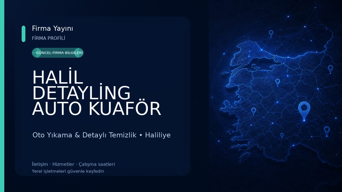 HALİL DETAYLİNG AUTO KUAFÖR SALONU 👑 Oto Yıkama & Detaylı Temizlik