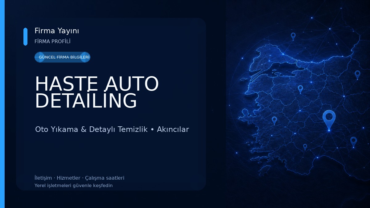 HASTE AUTO DETAİLİNG