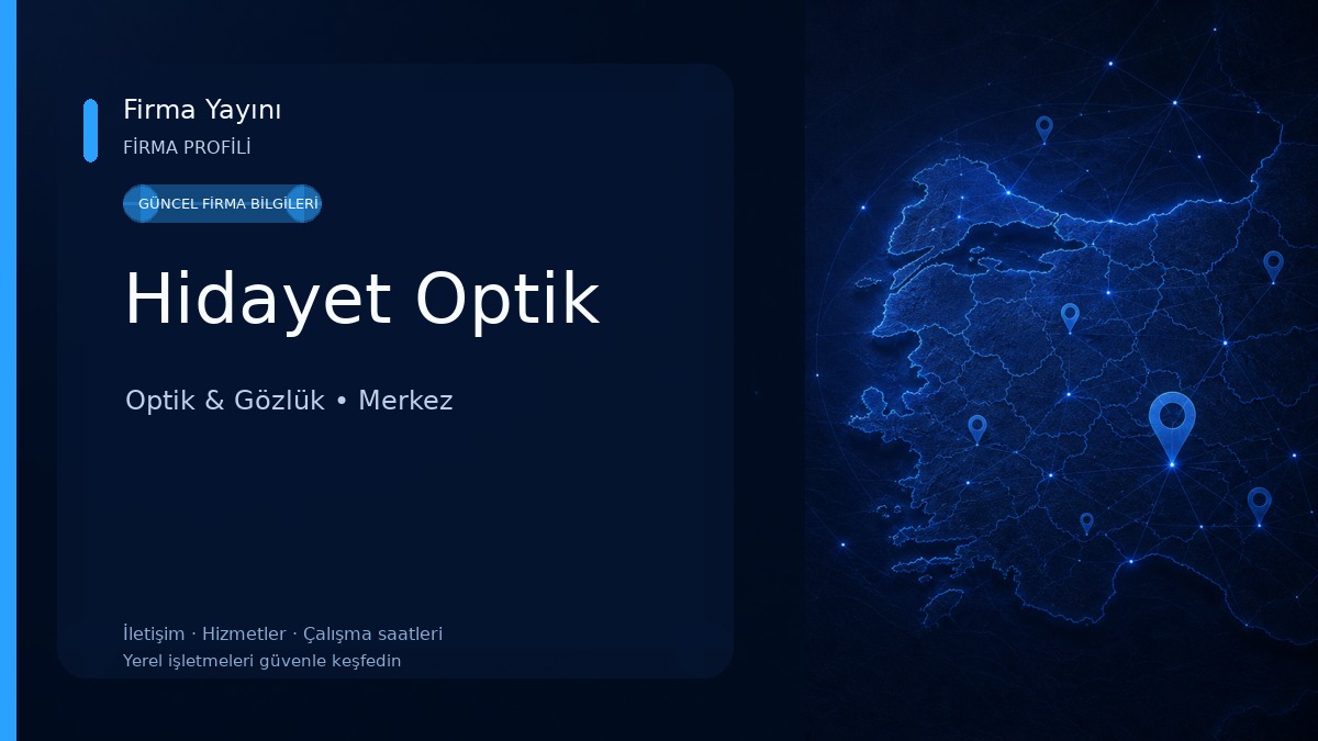 Hidayet Optik Optik & Gözlük