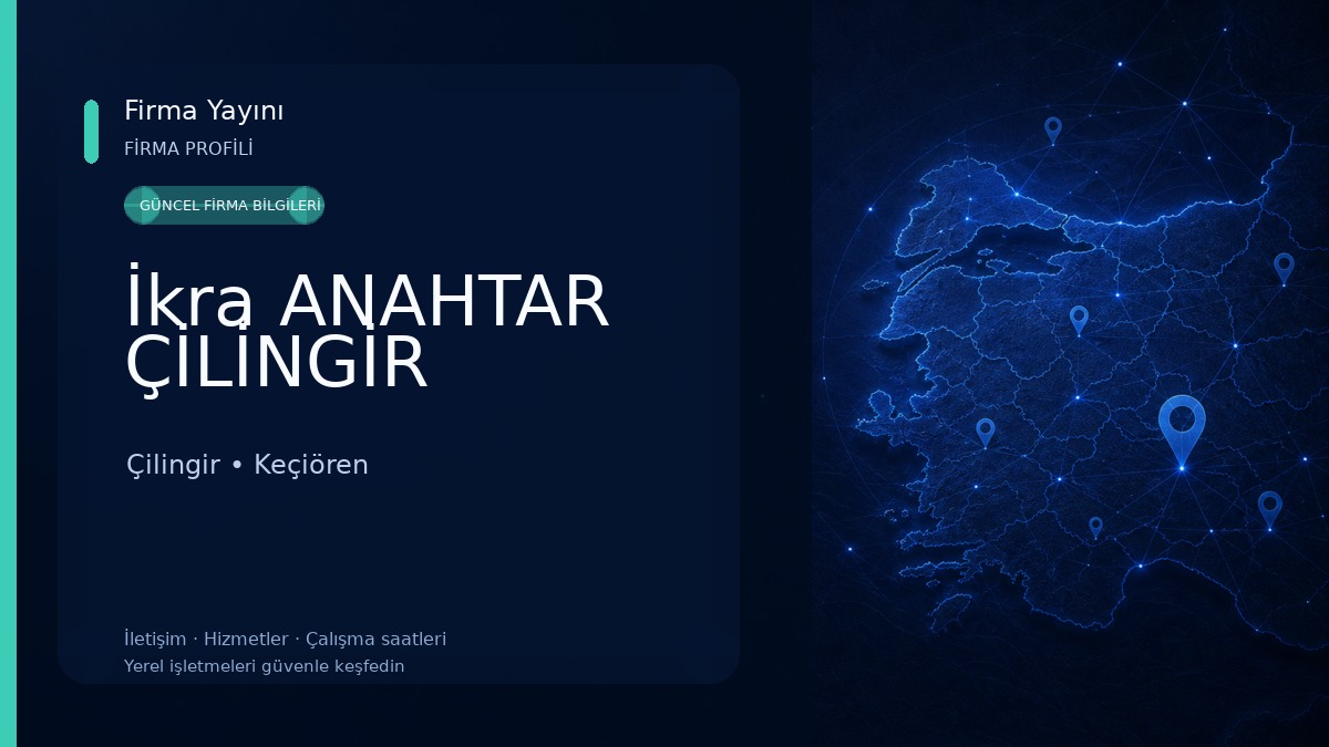 İkra ANAHTAR ÇİLİNGİR Çilingir