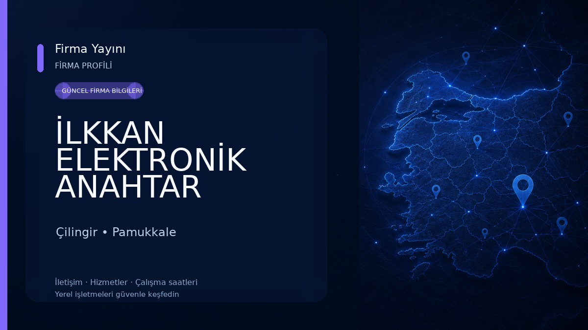 İLKKAN ELEKTRONİK ANAHTAR Çilingir