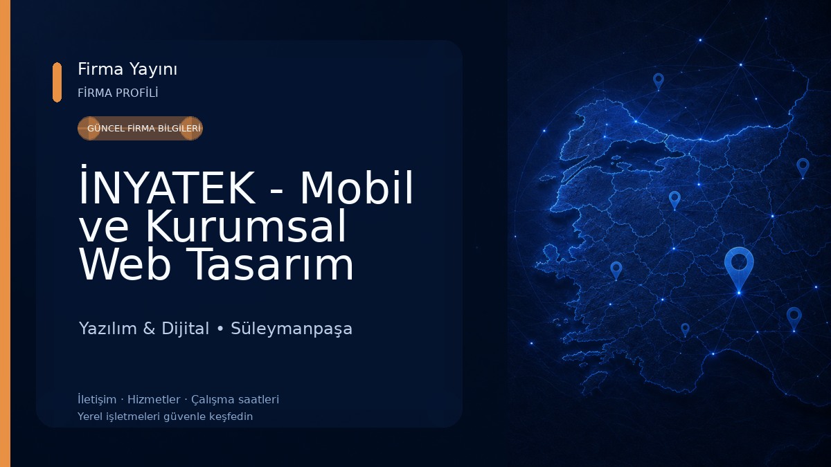 İNYATEK - Mobil ve Kurumsal Web Tasarım Yazılım & Dijital