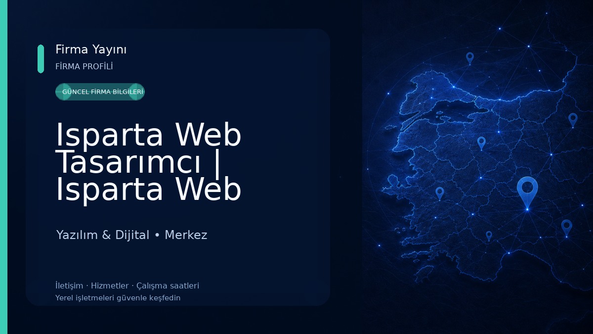 Isparta Web Tasarımcı | Isparta Web Tasarım & SEO & Reklam Ajansı Yazılım & Dijital