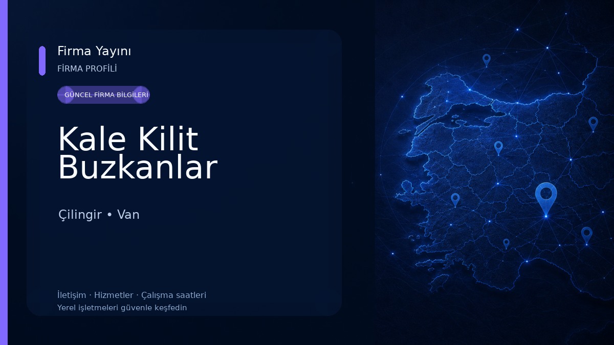 Kale Kilit Buzkanlar Çilingir
