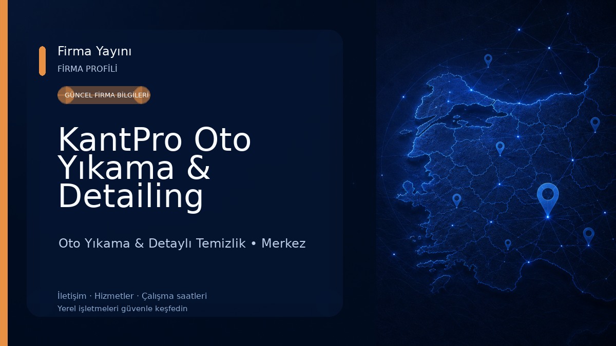 KantPro Oto Yıkama & Detailing Oto Yıkama & Detaylı Temizlik