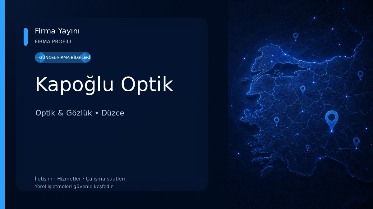 Kapoğlu Optik
