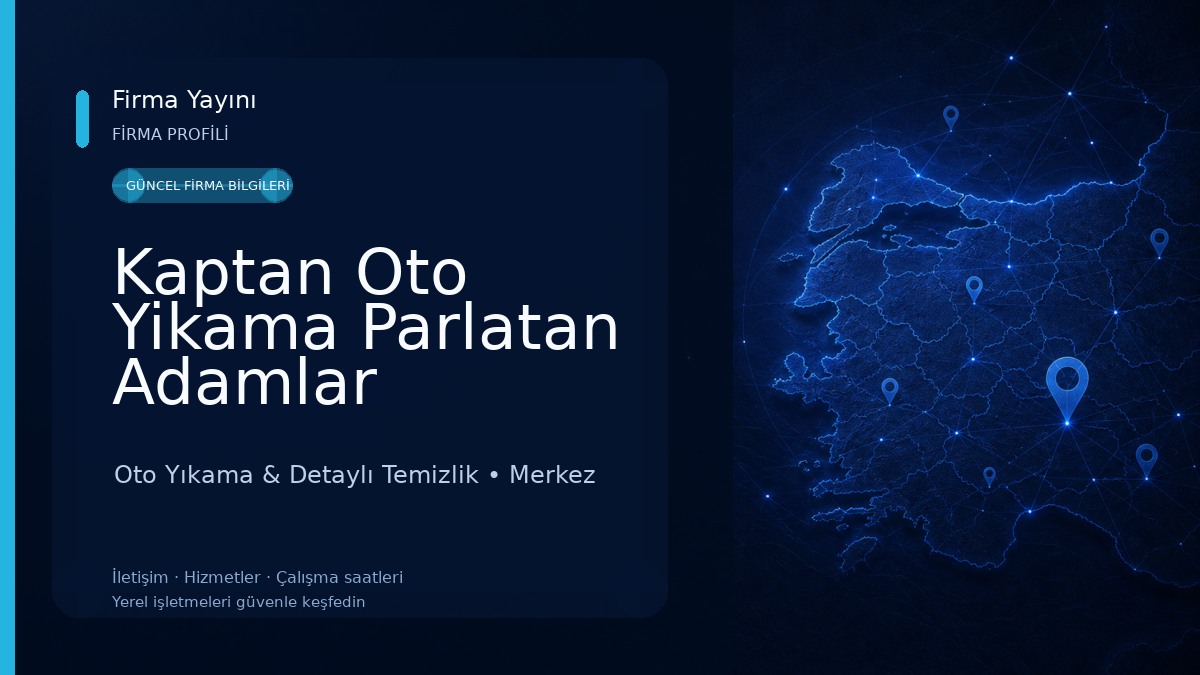 Kaptan Oto Yikama Parlatan Adamlar Oto Yıkama & Detaylı Temizlik