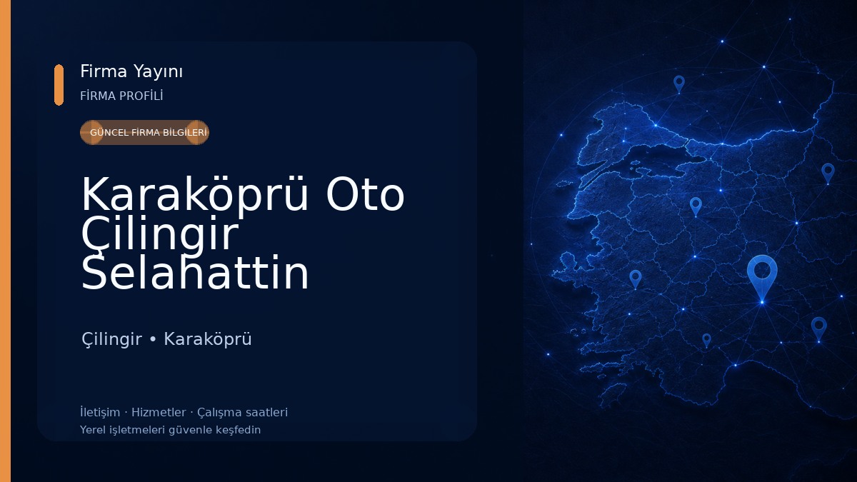 Karaköprü Oto Çilingir Selahattin 