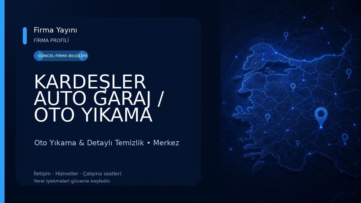 KARDEŞLER AUTO GARAJ / OTO YIKAMA Oto Yıkama & Detaylı Temizlik