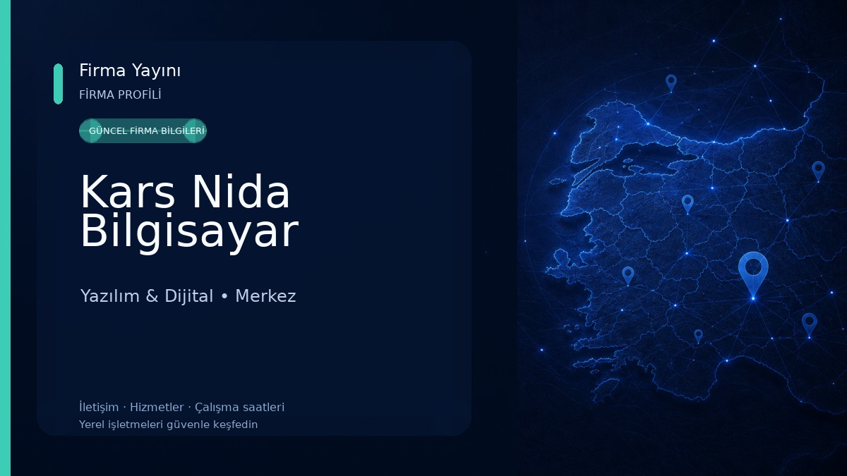 Kars Nida Bilgisayar Yazılım & Dijital