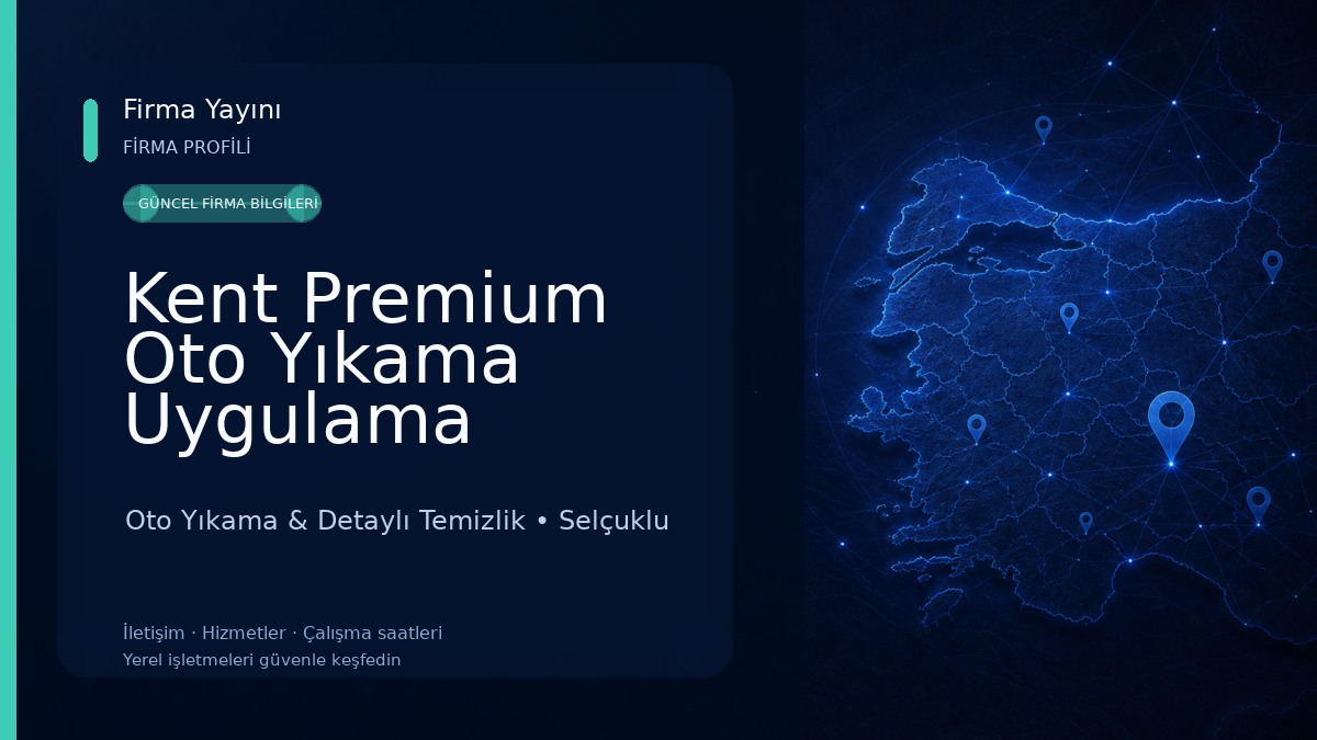 Kent Premium Oto Yıkama Uygulama Merkezi Oto Yıkama & Detaylı Temizlik