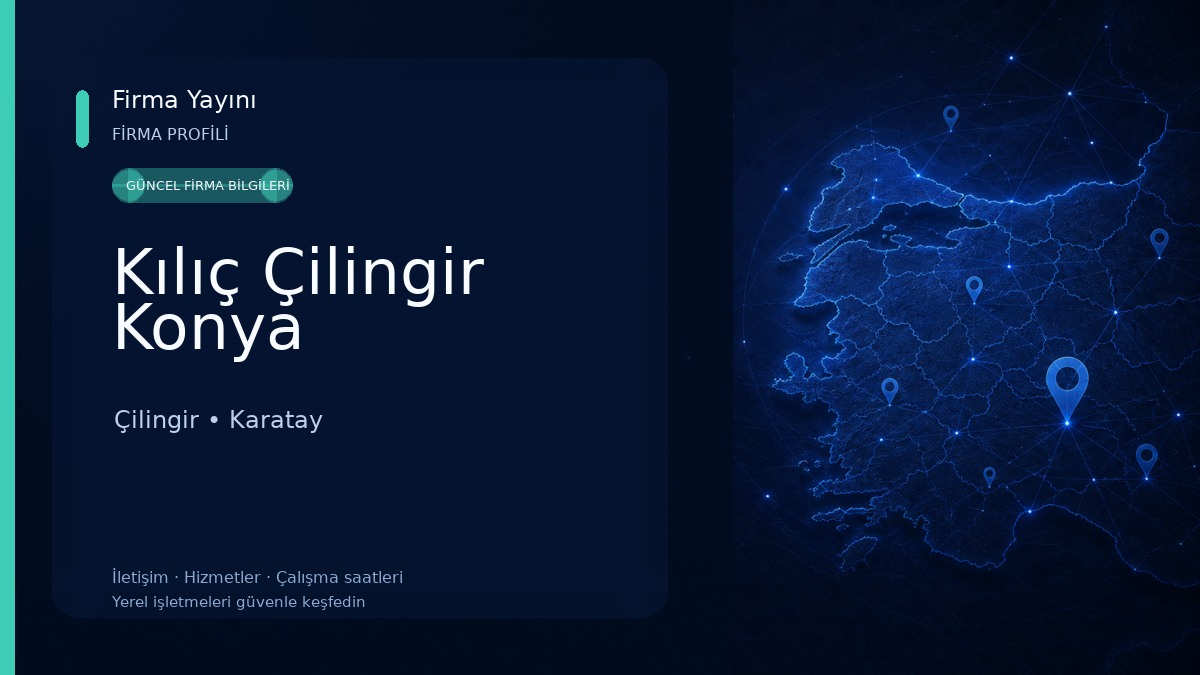 Kılıç Çilingir Konya Çilingir