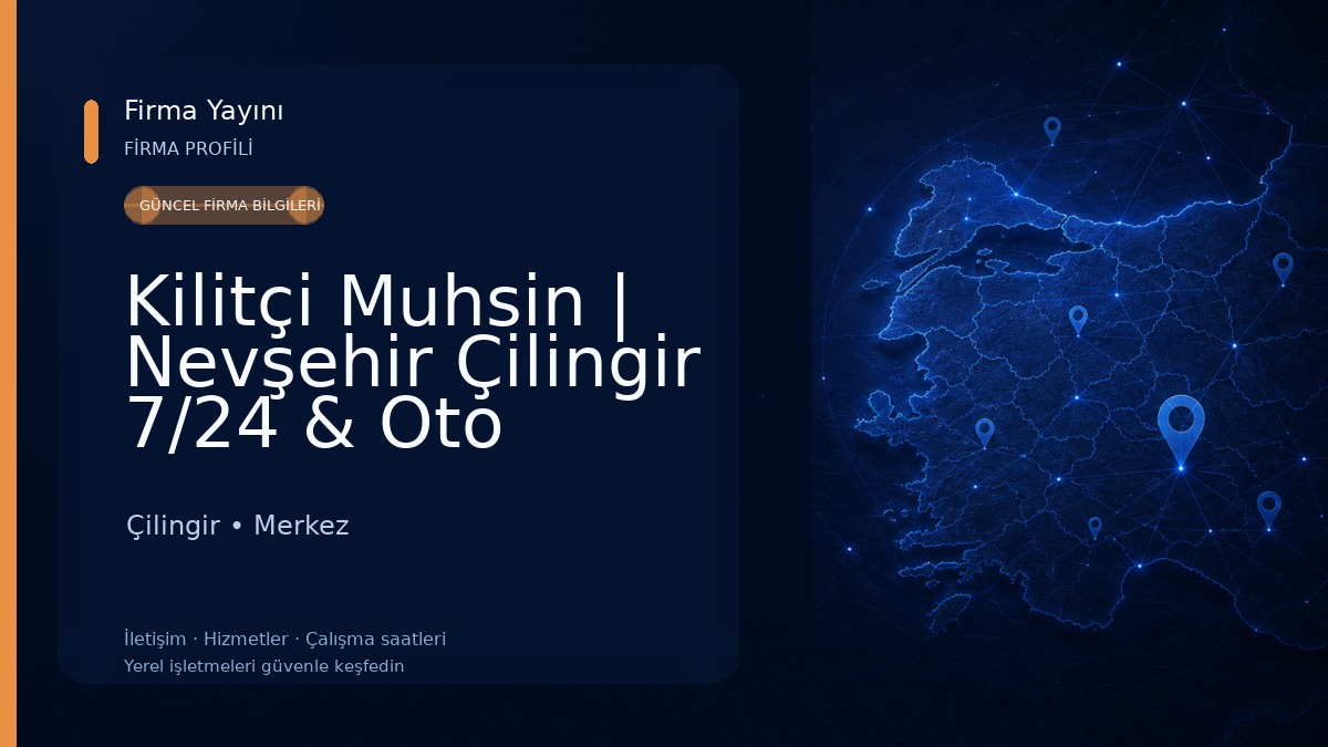 Kilitçi Muhsin | Nevşehir Çilingir 7/24 & Oto Anahtar 