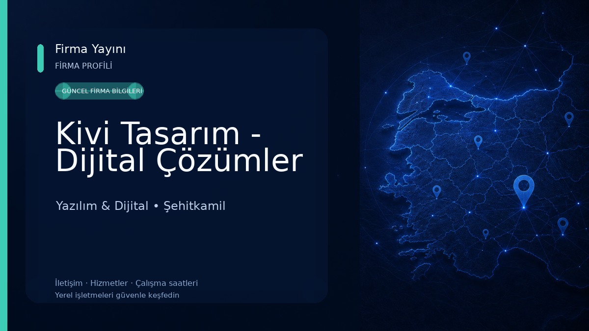 Kivi Tasarım - Dijital Çözümler Yazılım & Dijital