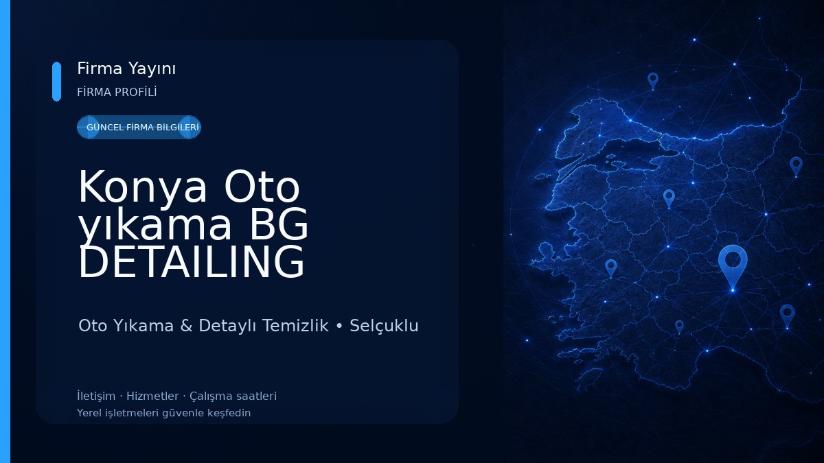 Konya Oto yıkama BG DETAILING detaylı temizlik pasta cila cam filmi