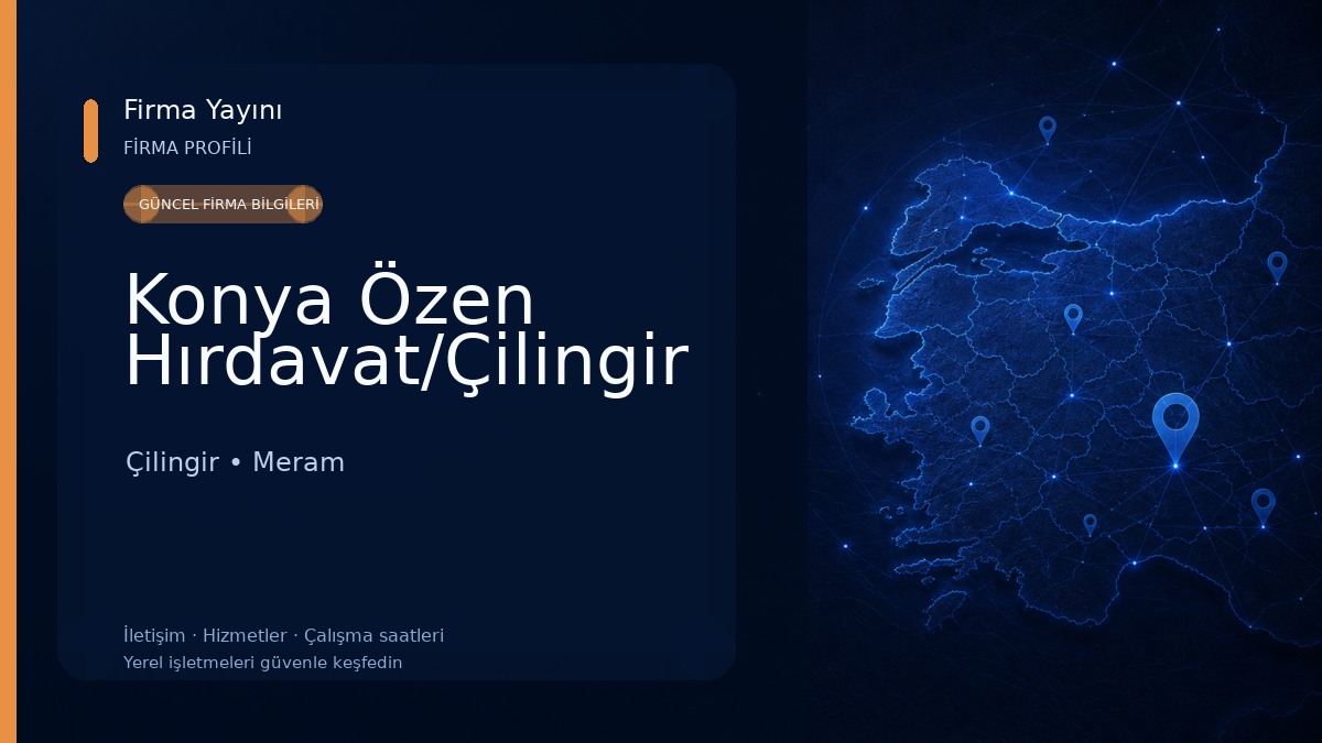 Konya Özen Hırdavat/Çilingir Çilingir