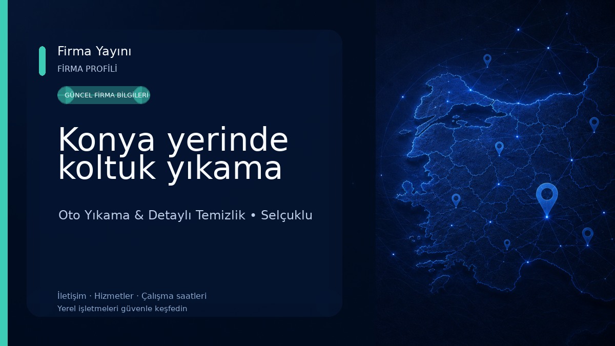 Konya yerinde koltuk yıkama Oto Yıkama & Detaylı Temizlik
