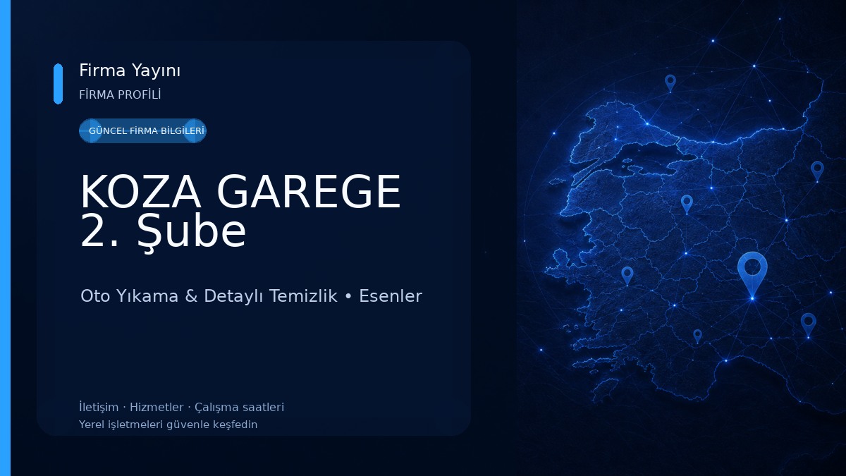 KOZA GAREGE 2. Şube Oto Yıkama & Detaylı Temizlik