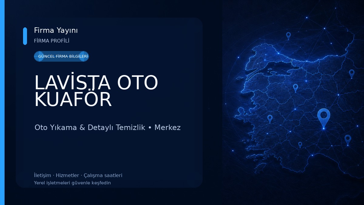LAVİSTA OTO KUAFÖR Oto Yıkama & Detaylı Temizlik
