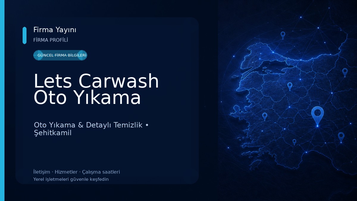 Lets Carwash Oto Yıkama Oto Yıkama & Detaylı Temizlik