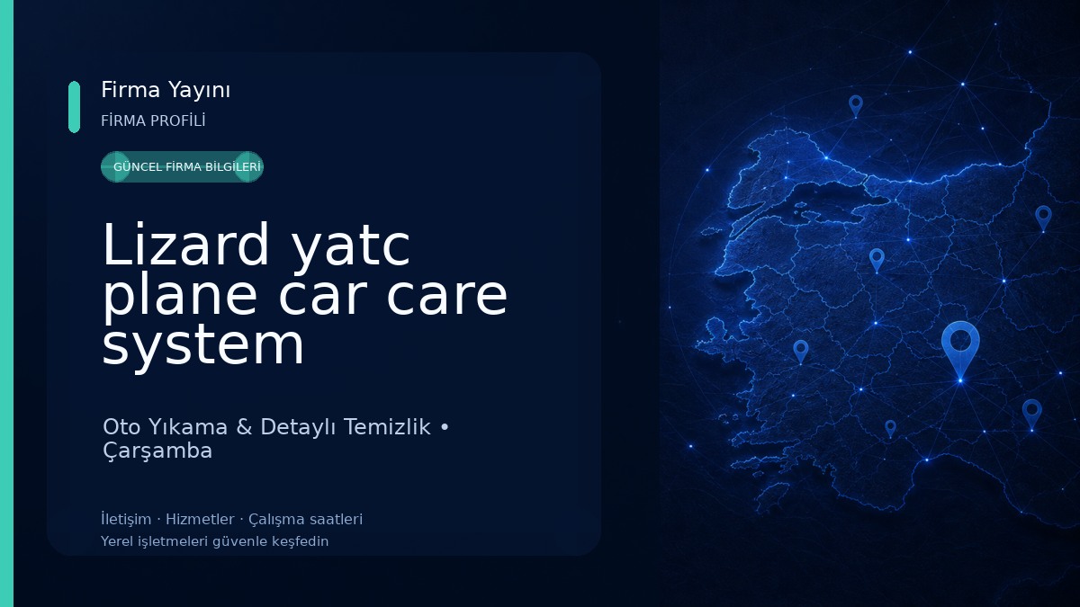 Lizard yatc plane car care system