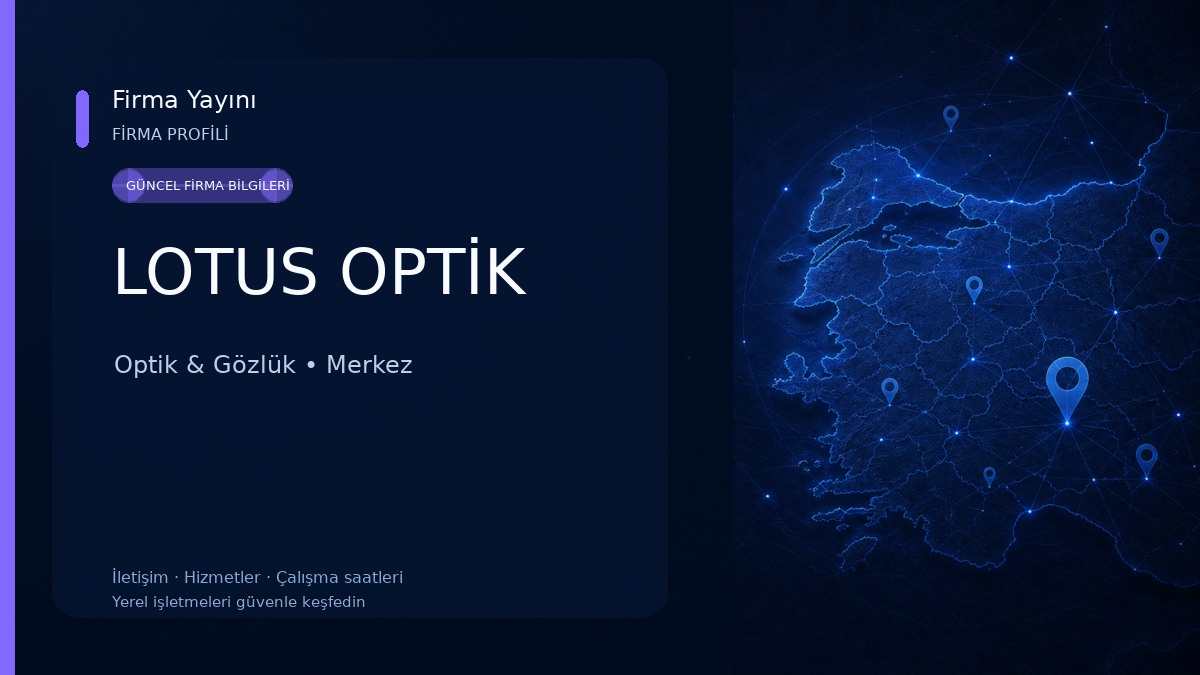 LOTUS OPTİK Optik & Gözlük