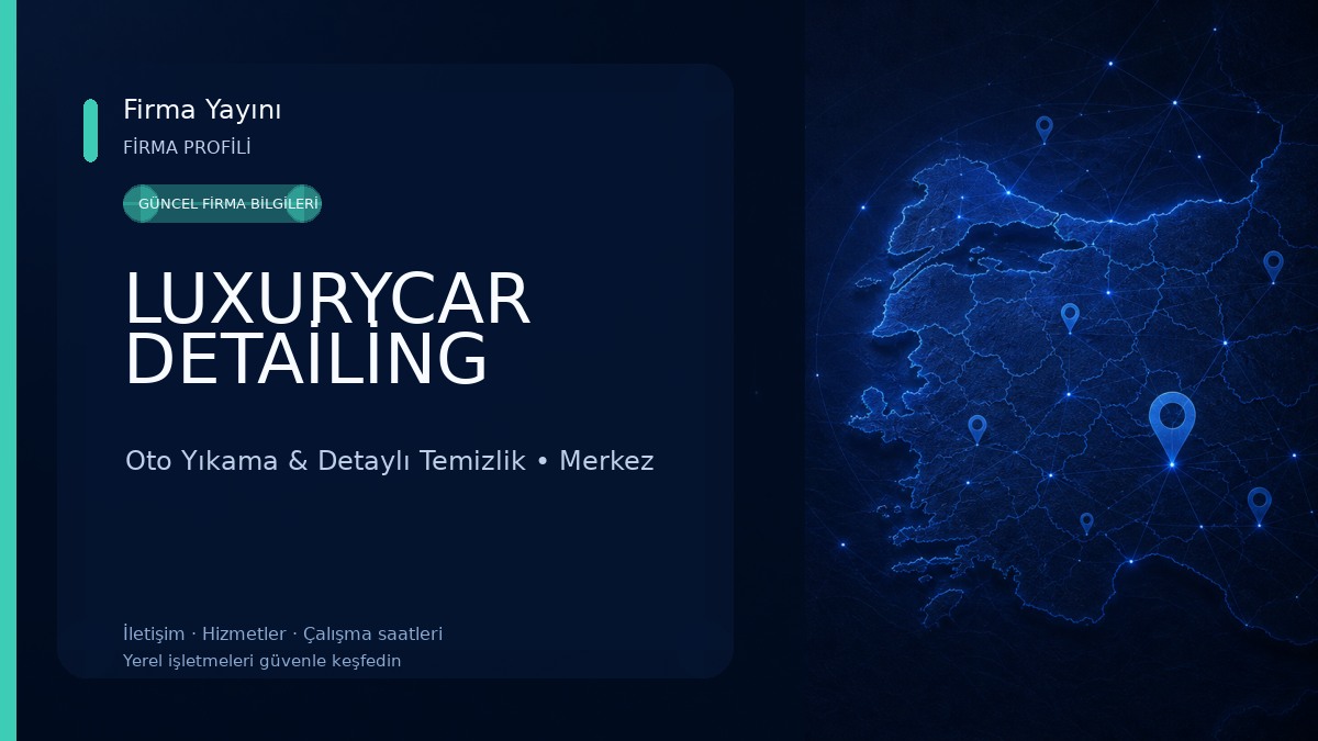 LUXURYCAR DETAİLİNG Oto Yıkama & Detaylı Temizlik