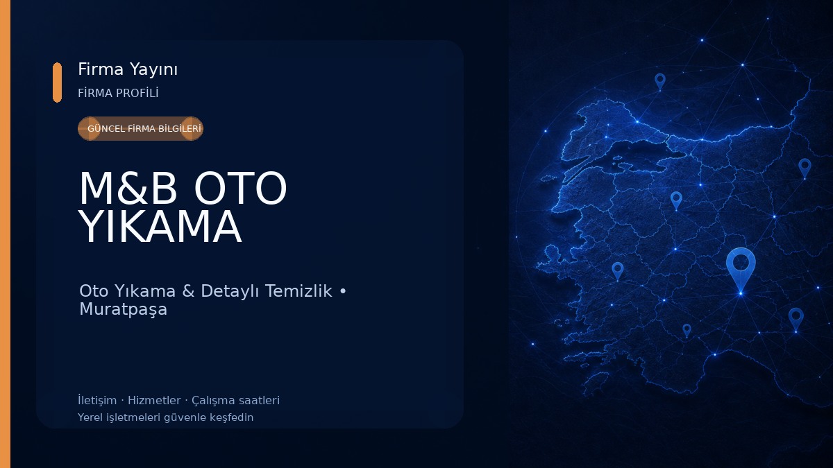 M&B OTO YIKAMA Oto Yıkama & Detaylı Temizlik