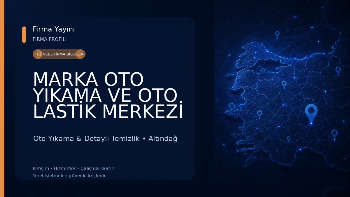 MARKA OTO YIKAMA VE OTO LASTİK MERKEZİ Oto Yıkama & Detaylı Temizlik