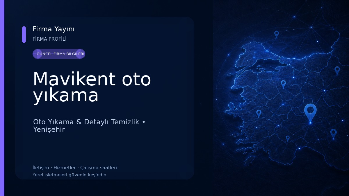 Mavikent oto yıkama