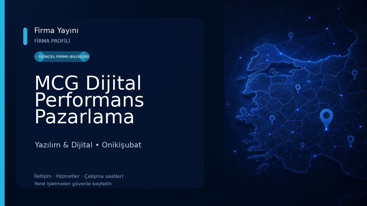 MCG Dijital Performans Pazarlama Ajansı Yazılım & Dijital
