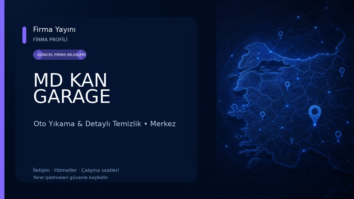 MD KAN GARAGE Oto Yıkama & Detaylı Temizlik