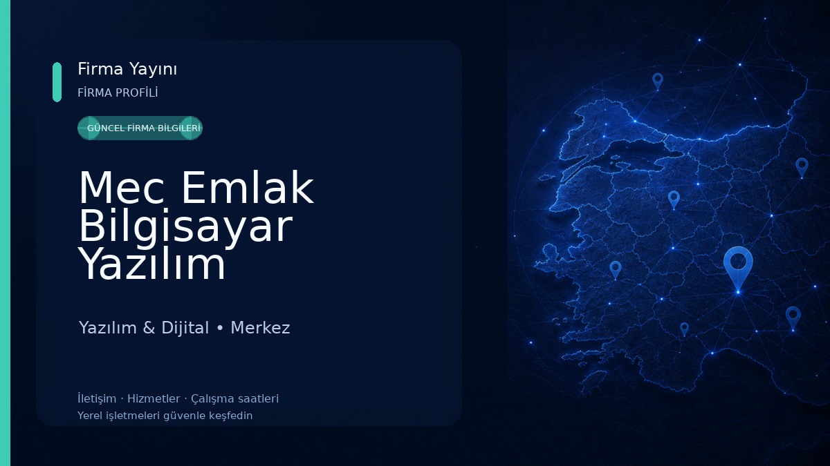 Mec Emlak Bilgisayar Yazılım 