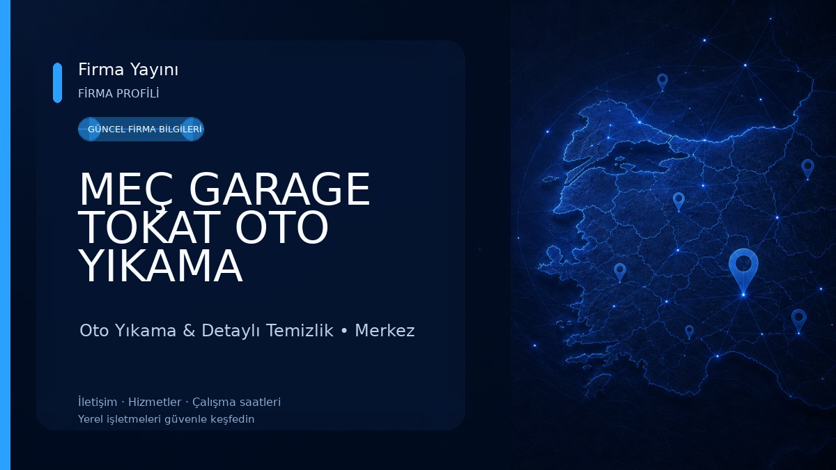 MEÇ GARAGE TOKAT OTO YIKAMA Oto Yıkama & Detaylı Temizlik