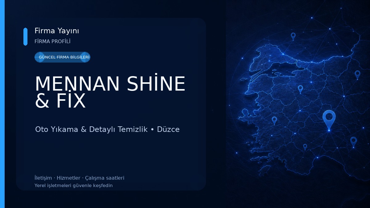 MENNAN SHİNE & FİX Oto Yıkama & Detaylı Temizlik