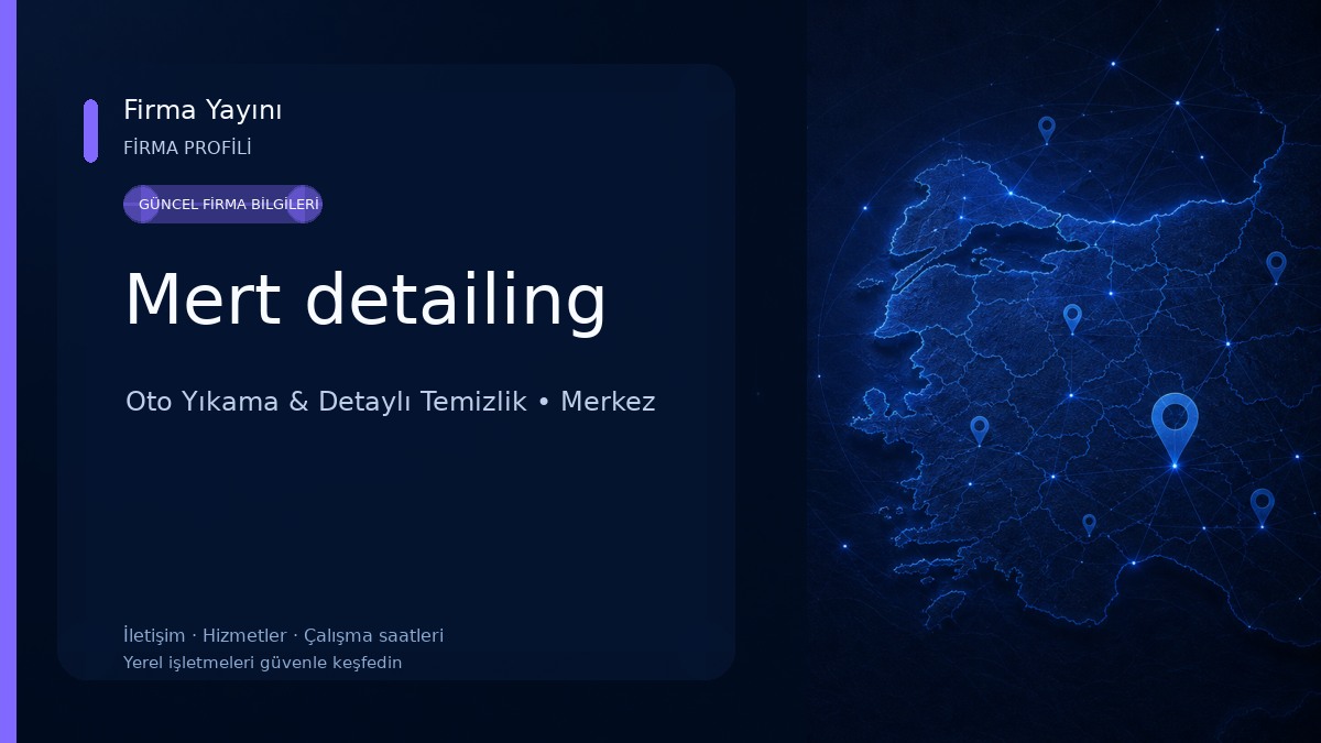 Mert detailing 