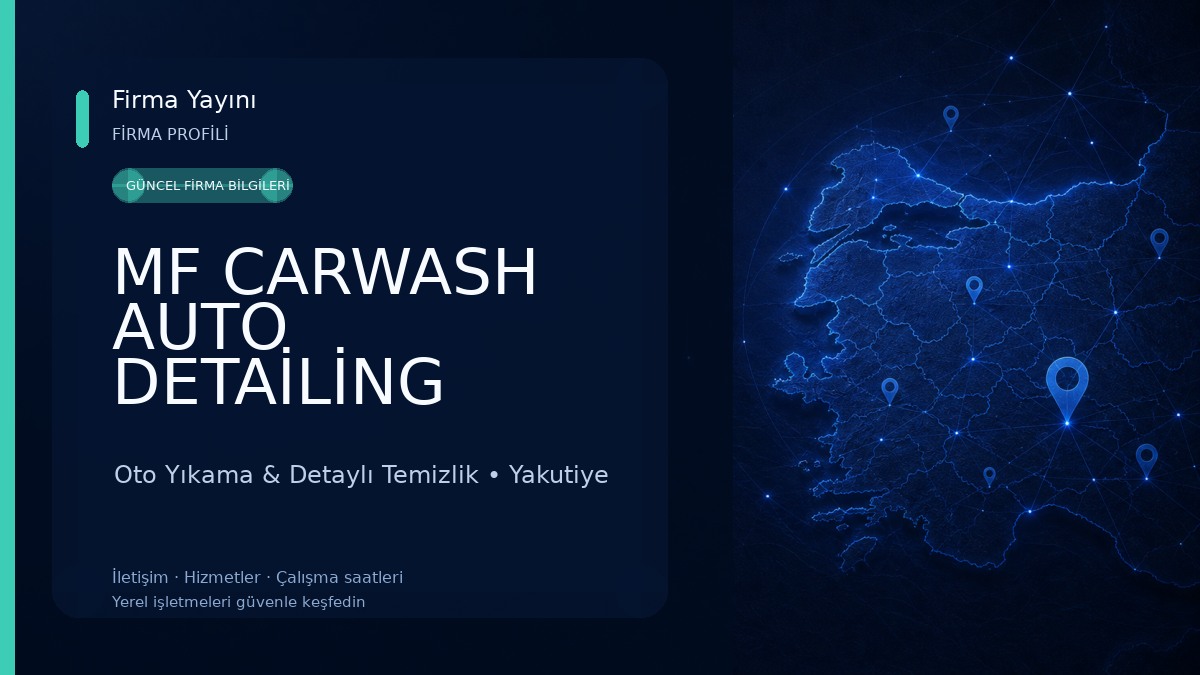MF CARWASH AUTO DETAİLİNG 