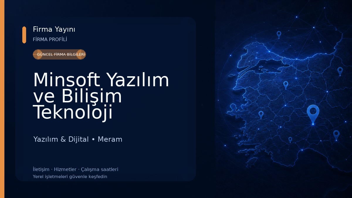 Minsoft Yazılım ve Bilişim Teknoloji Yazılım & Dijital