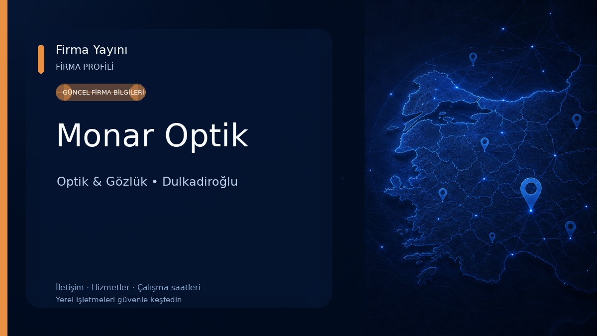 Monar Optik Optik & Gözlük