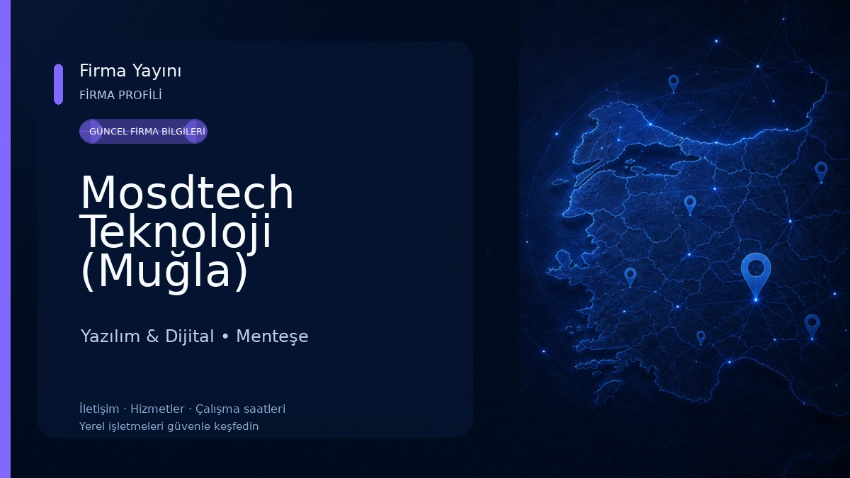 Mosdtech Teknoloji (Muğla) 