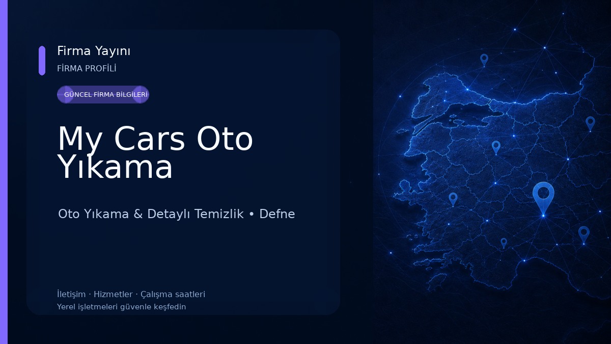 My Cars Oto Yıkama Oto Yıkama & Detaylı Temizlik