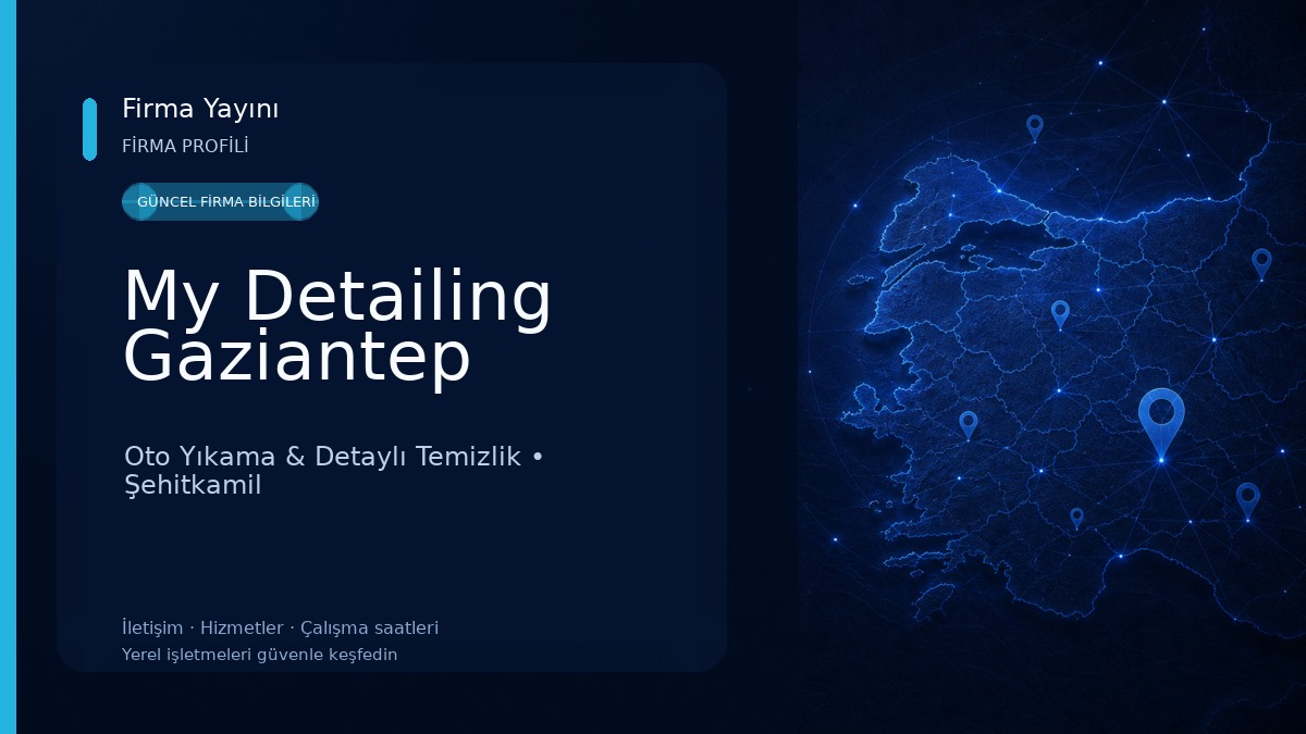 My Detailing Gaziantep Oto Yıkama & Detaylı Temizlik