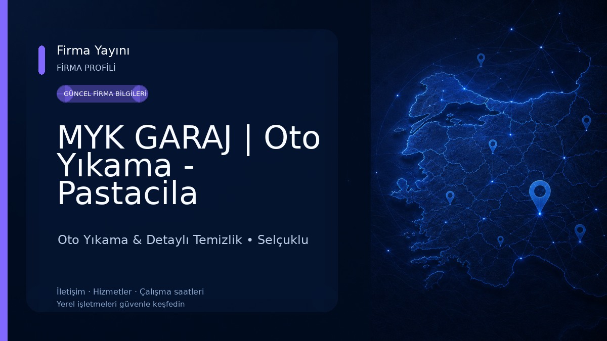 MYK GARAJ | Oto Yıkama - Pastacila